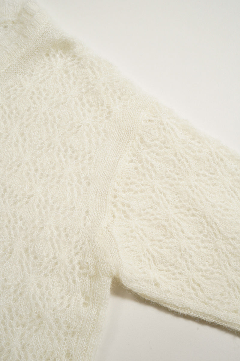 ナイジェル・ケーボン】WOMAN / レーシーニット モヘア / LACEY KNIT