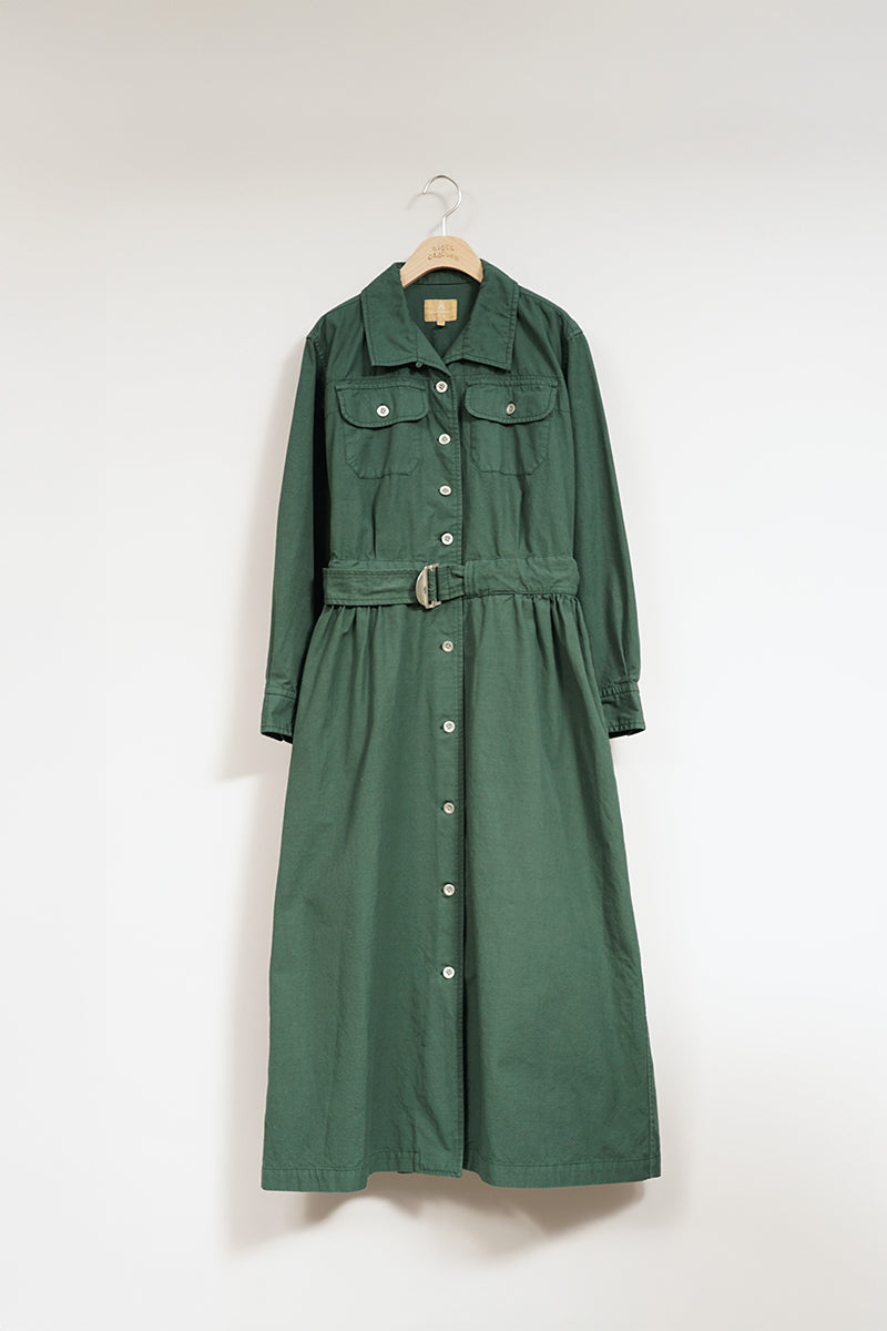 【ナイジェル・ケーボン】WOMAN / ジャパニーズファーマーコートドレス / JAPANESE FARMER COAT DRESS