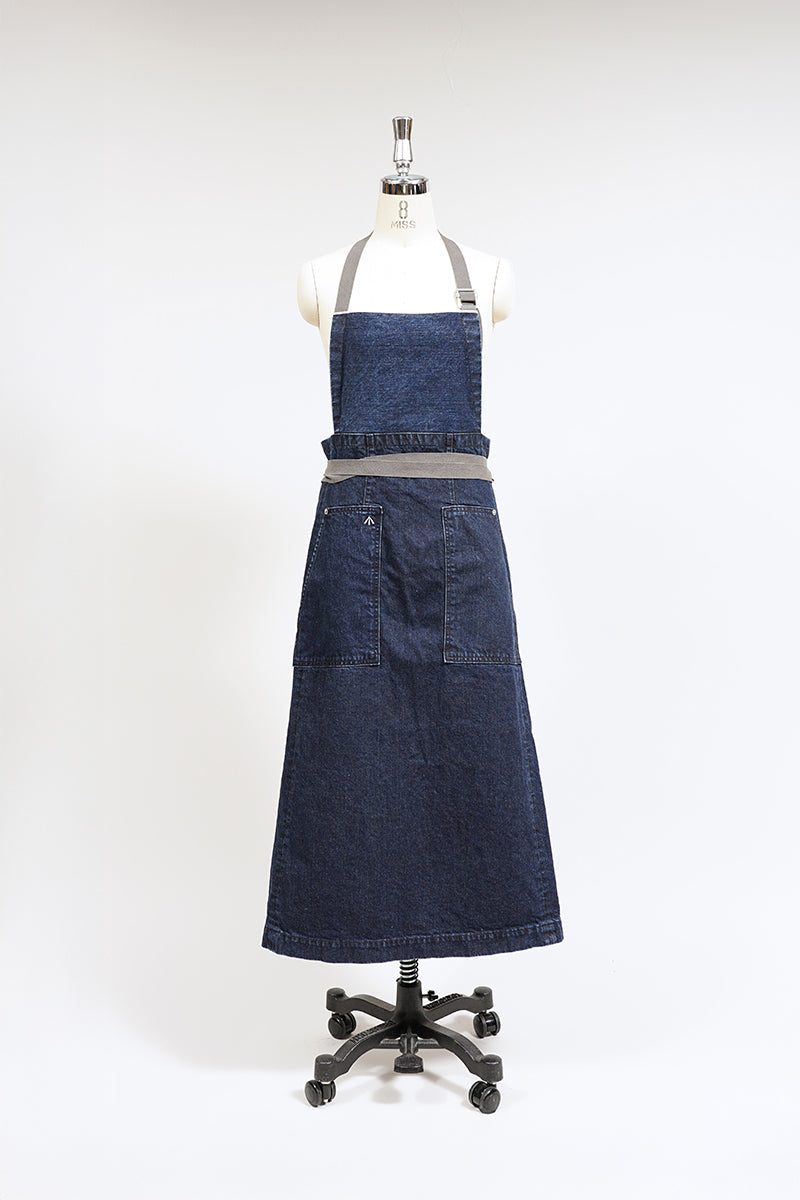 【ナイジェル・ケーボン】WOMAN / ジャパニーズファーマー エプロンドレス デニム / JP FARMER APRON DRESS DENIM