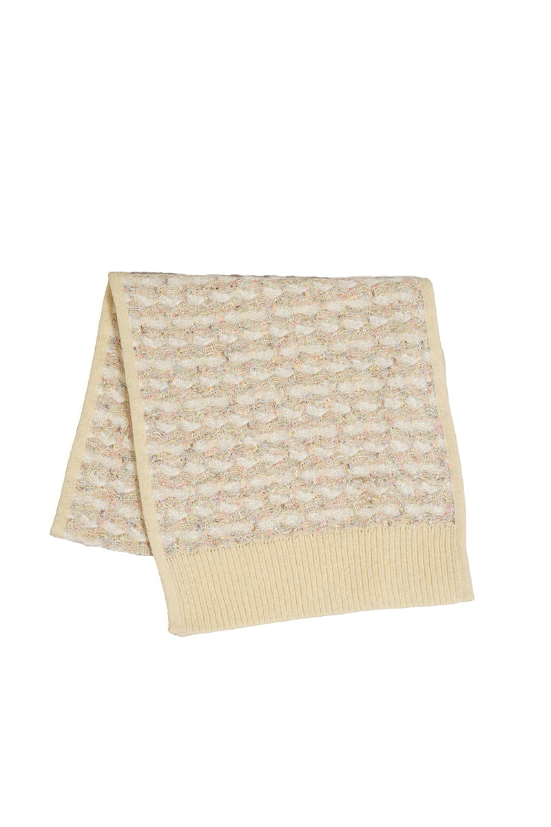 【ナイジェル・ケーボン】WOMAN / ニットストール ファンシーツイード / KNIT STOLE FANCY TWEED