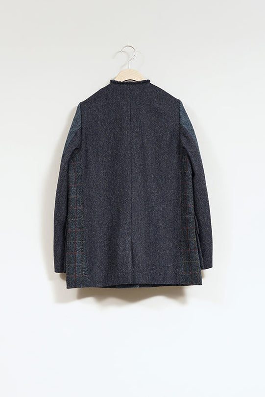 【ナイジェル・ケーボン】WOMAN / カラーレスジャケット ブリティッシュツイード / COLLARLESS JK BRITISH TWEED