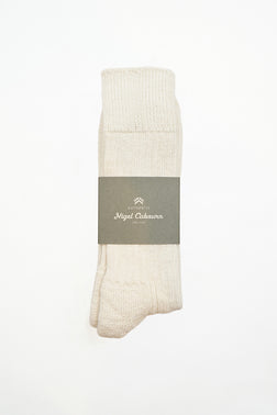 【ナイジェル・ケーボン】MAN / アルパカウールソックス / ACC60-62 ALPACA WOOL SOCKS
