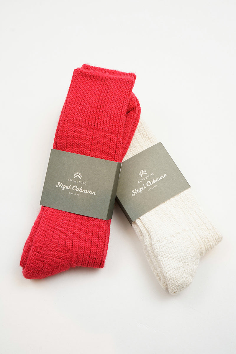 【ナイジェル・ケーボン】MAN / アルパカウールソックス / ACC60-62 ALPACA WOOL SOCKS