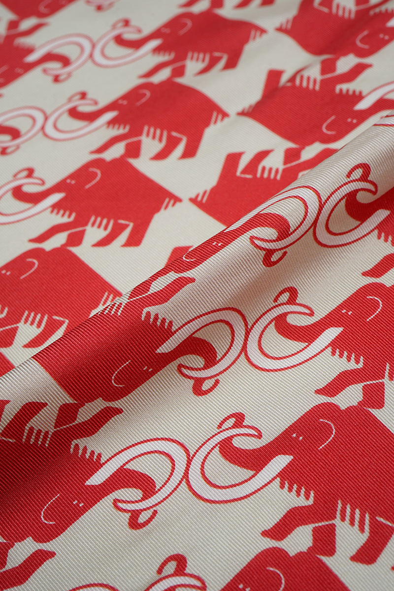 Coming Soon【ナイジェル・ケーボン】MAN / ナイジェル・ケーボン × マムート - シルクスカーフ / Nigel Cabourn x MAMMUT - SILK SCARF