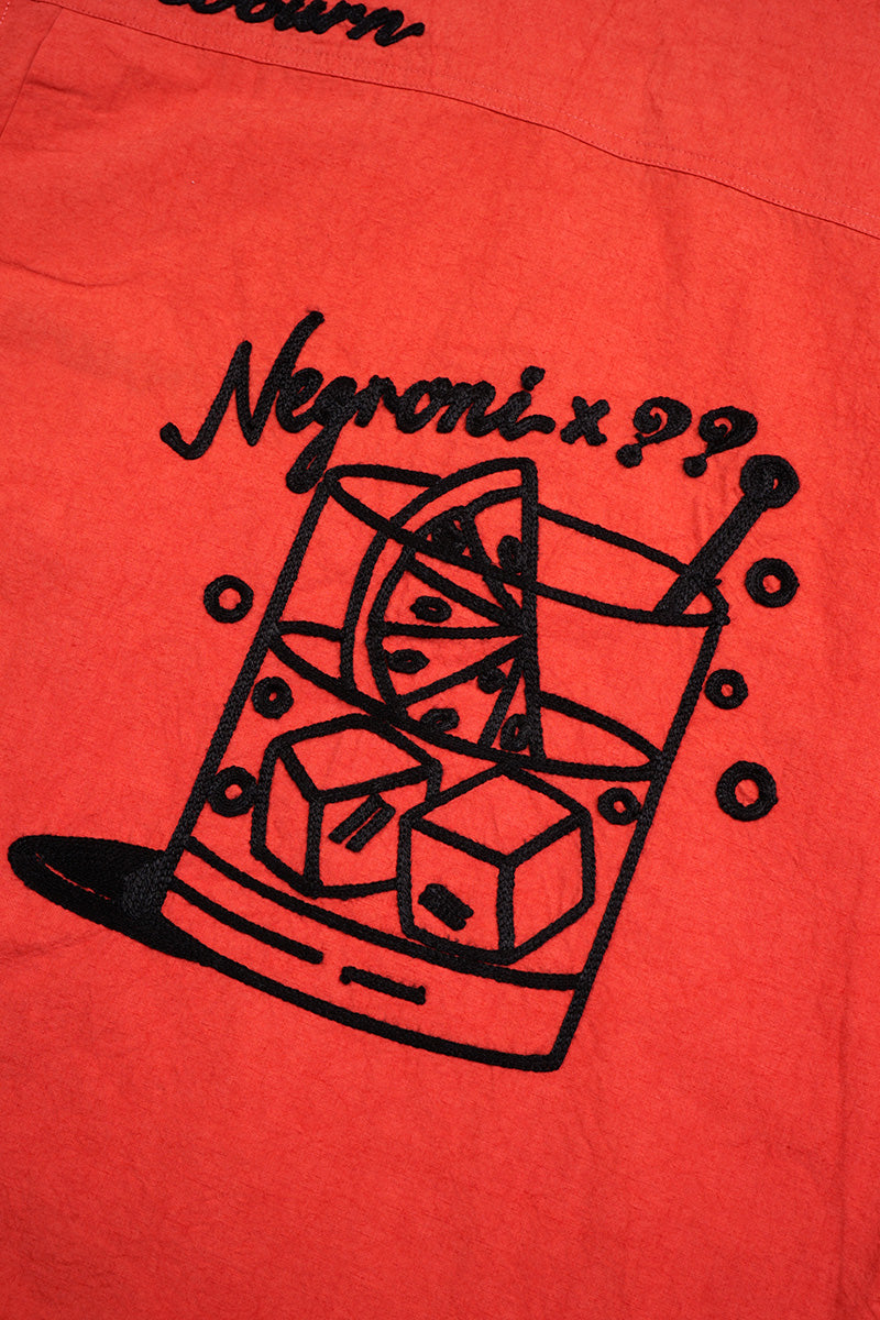 【ケーボン・リボーン】UNISEX / ボーリングシャツオレンジ / BOWLING SHIRT ORANGE