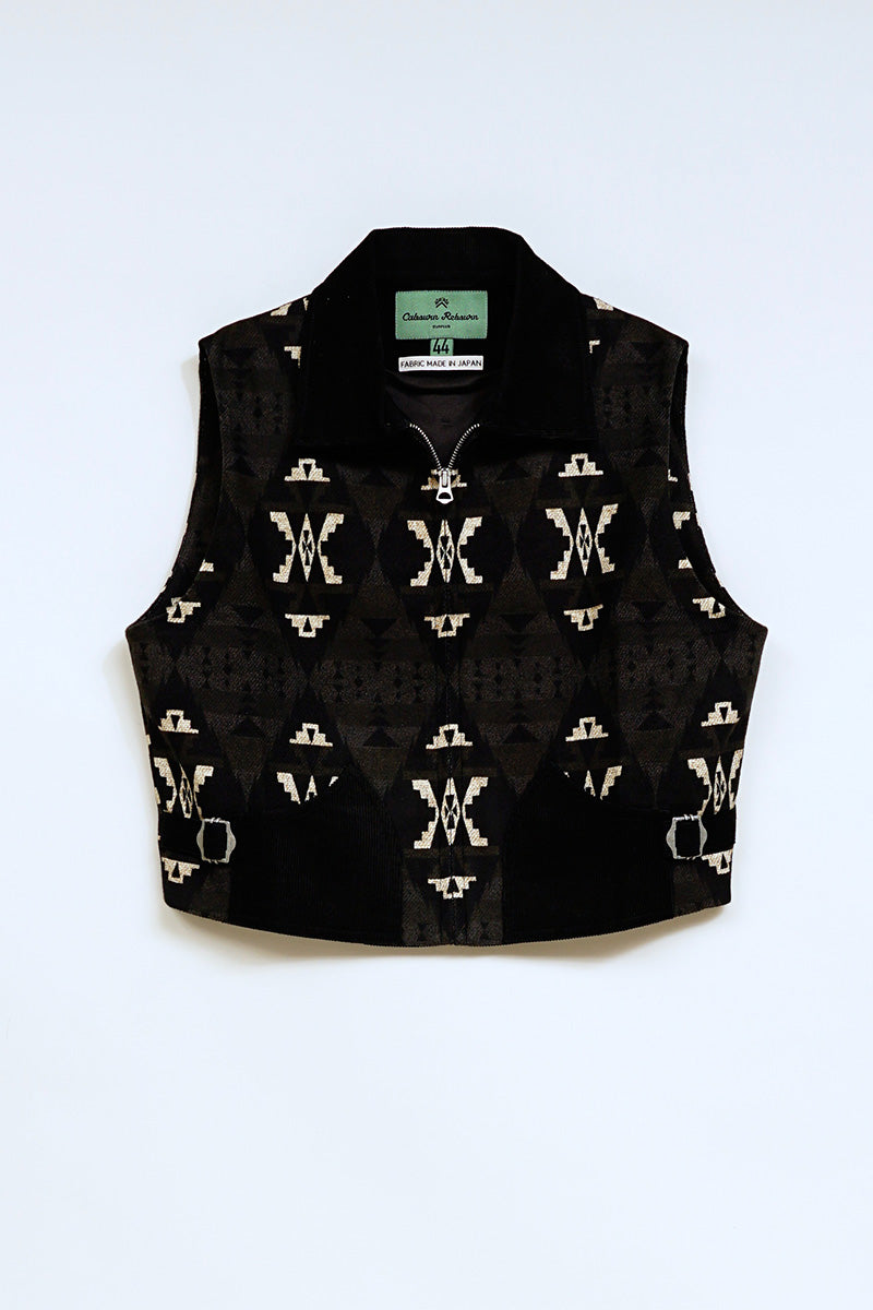 【ケーボン・リボーン】UNISEX / チマヨジャケットスリーブレス / CHIMAYO JACKET SLEEVELESS