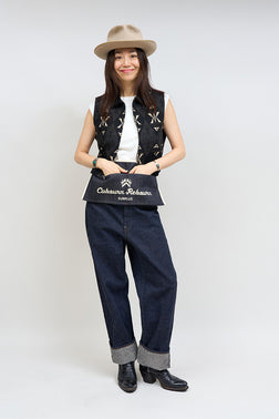 【ケーボン・リボーン】UNISEX / チマヨジャケットスリーブレス / CHIMAYO JACKET SLEEVELESS