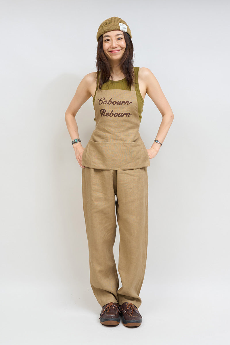 【ケーボン・リボーン】WOMAN / サイドボタンカバーオールパンツ / SIDE BUTTON COVERALL PANT