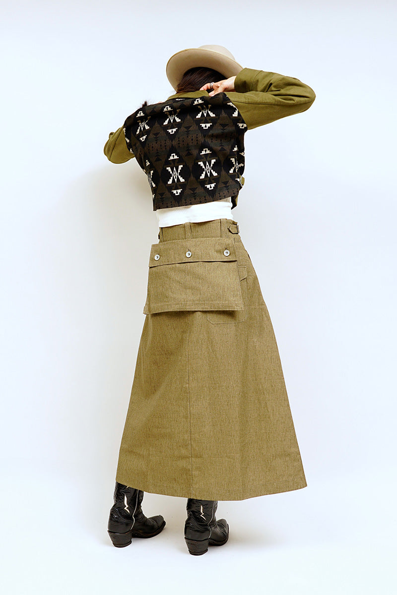 【ケーボン・リボーン】WOMAN / グルカスカート / GURKHA SKIRT