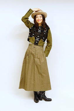 【ケーボン・リボーン】WOMAN / グルカスカート / GURKHA SKIRT