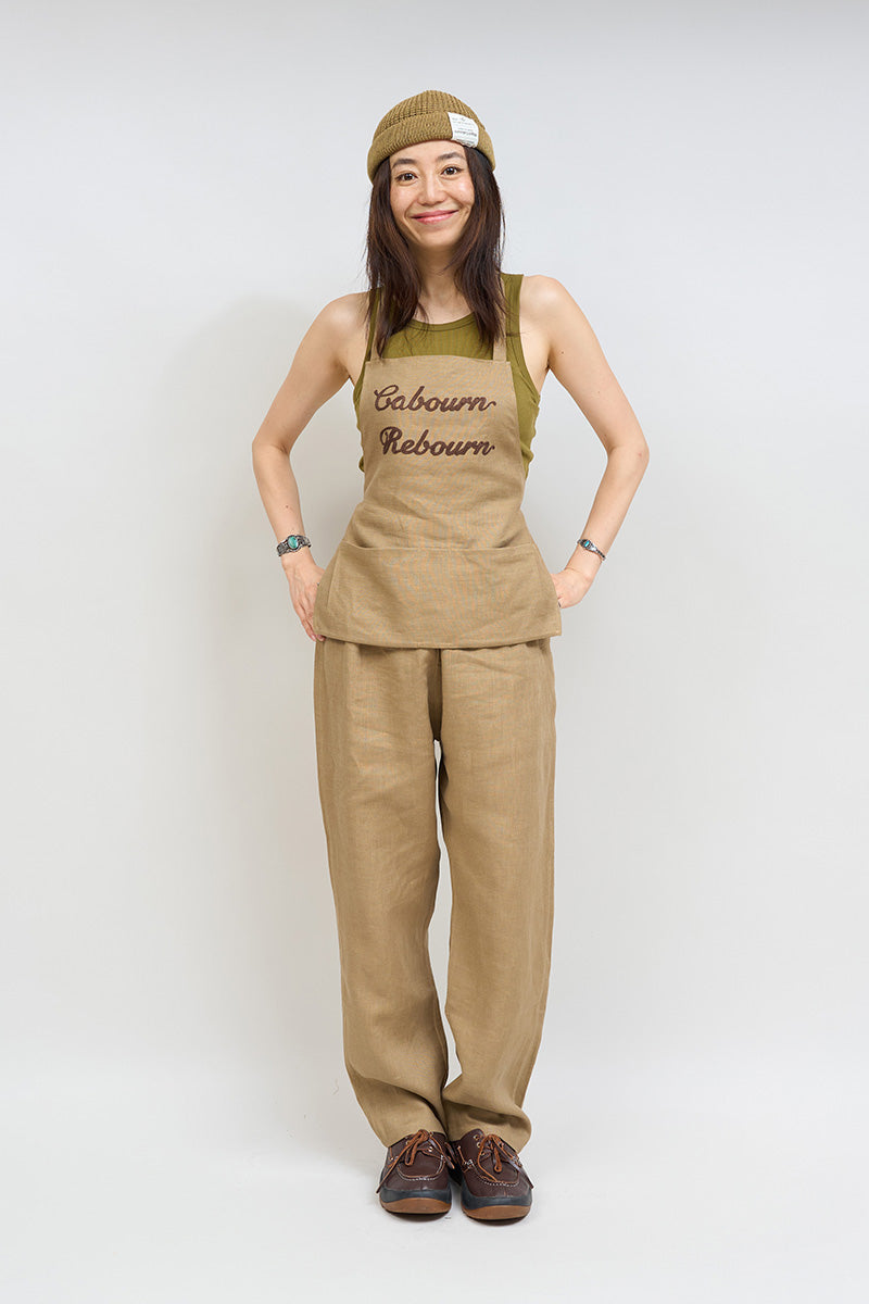 【ケーボン・リボーン】WOMAN / セルビッジエプロントップ / SELVAGED APRON TOP