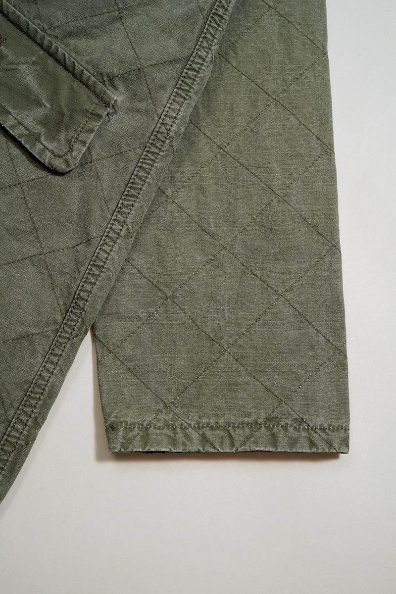 【ナイジェル・ケーボン】MAN / キルティングデッキコートリバーシブル - リップストップ / QUILTING DECK COAT REVERSIBLE - RIPSTOP