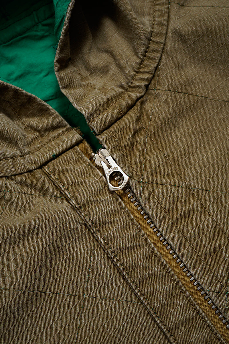 【ナイジェル・ケーボン】MAN / キルティングデッキコートリバーシブル - リップストップ / QUILTING DECK COAT REVERSIBLE - RIPSTOP