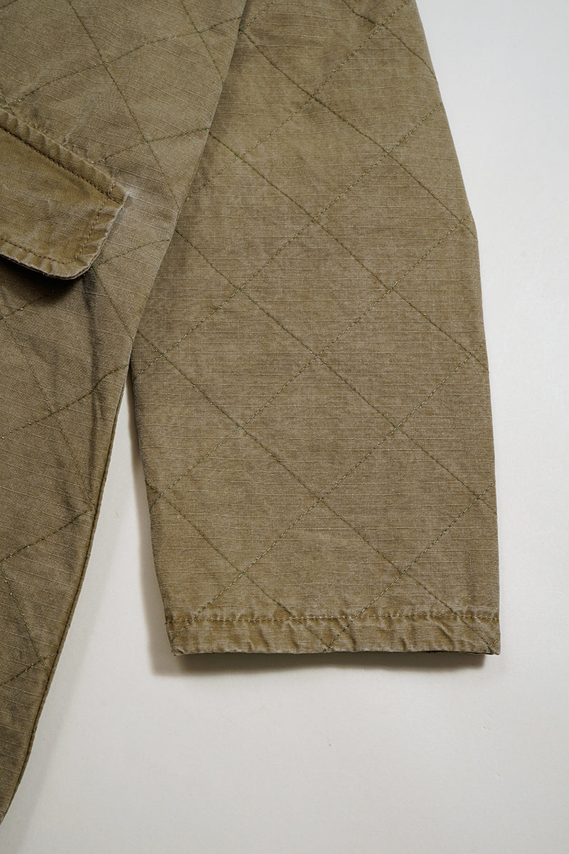 【ナイジェル・ケーボン】MAN / キルティングデッキコートリバーシブル - リップストップ / QUILTING DECK COAT REVERSIBLE - RIPSTOP