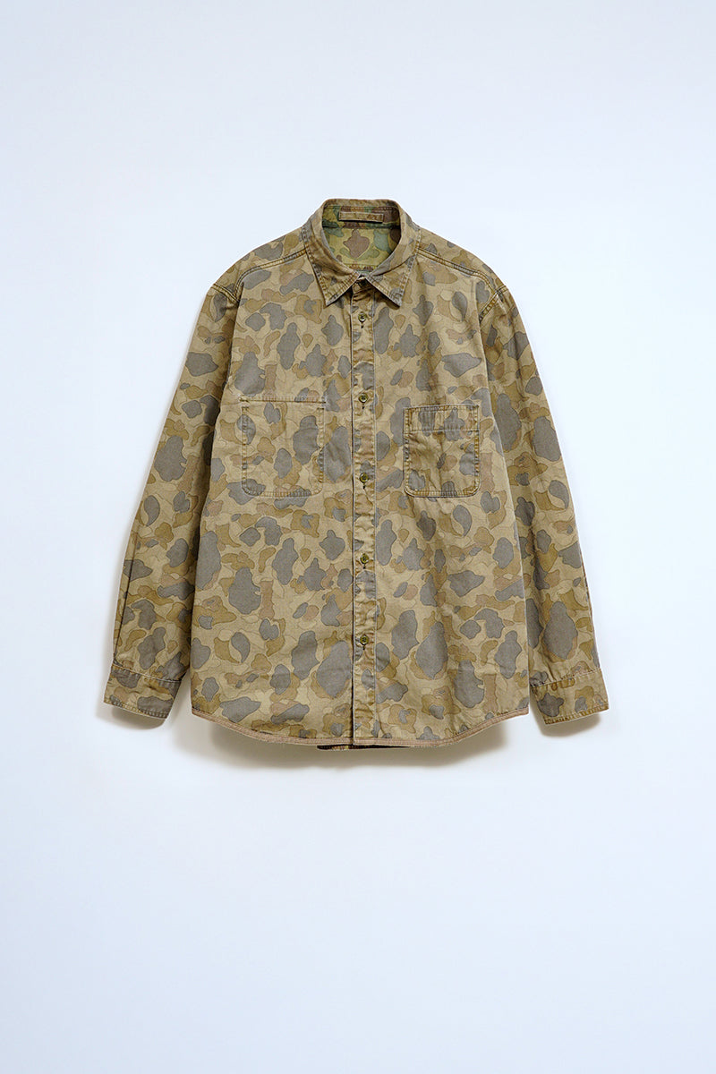 【ナイジェル・ケーボン】MAN / デッキシャツ - ダックハンターカモリバーシブル / DECK SHIRT - DUCK HUNTER CAMO REVERSIBLE