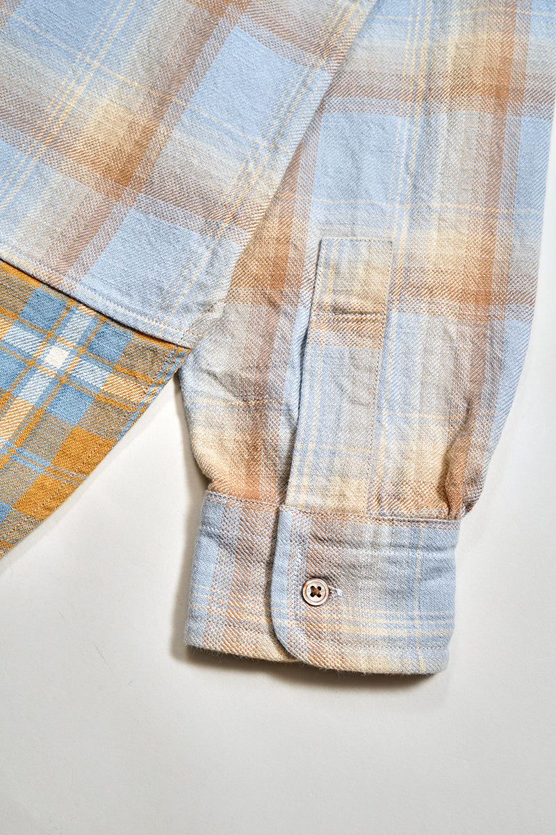 【ナイジェル・ケーボン】MAN / グランパシャツ - クレイジーパターン / GRANDPA SHIRT - CRAZY PATTERN