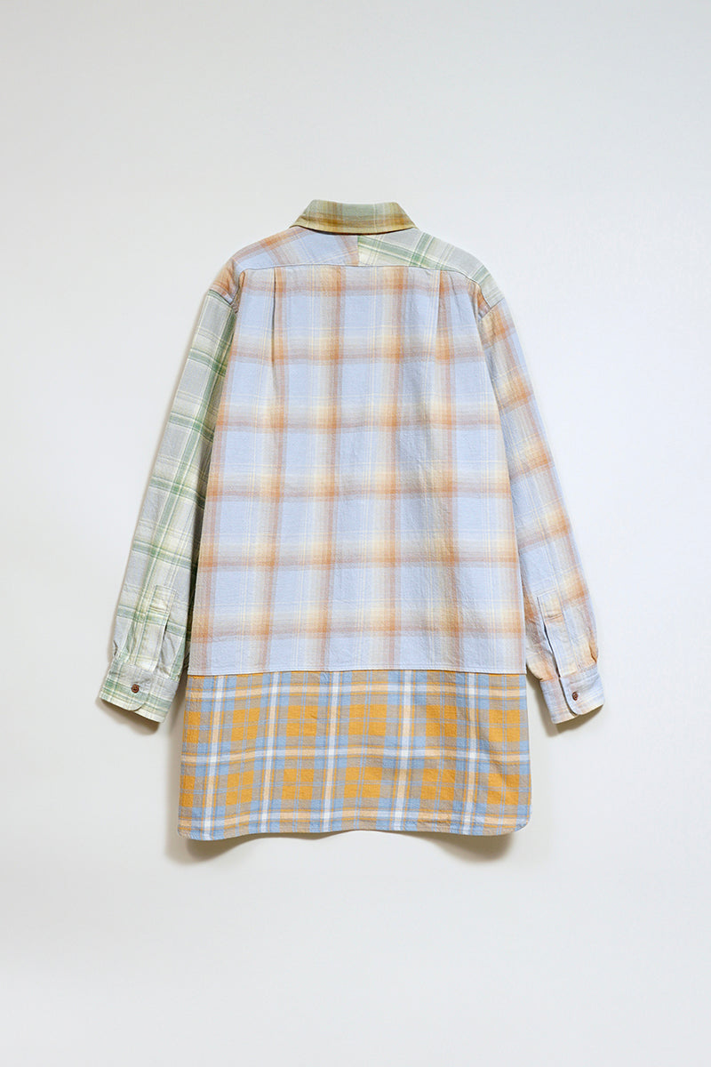 【ナイジェル・ケーボン】MAN / グランパシャツ - クレイジーパターン / GRANDPA SHIRT - CRAZY PATTERN