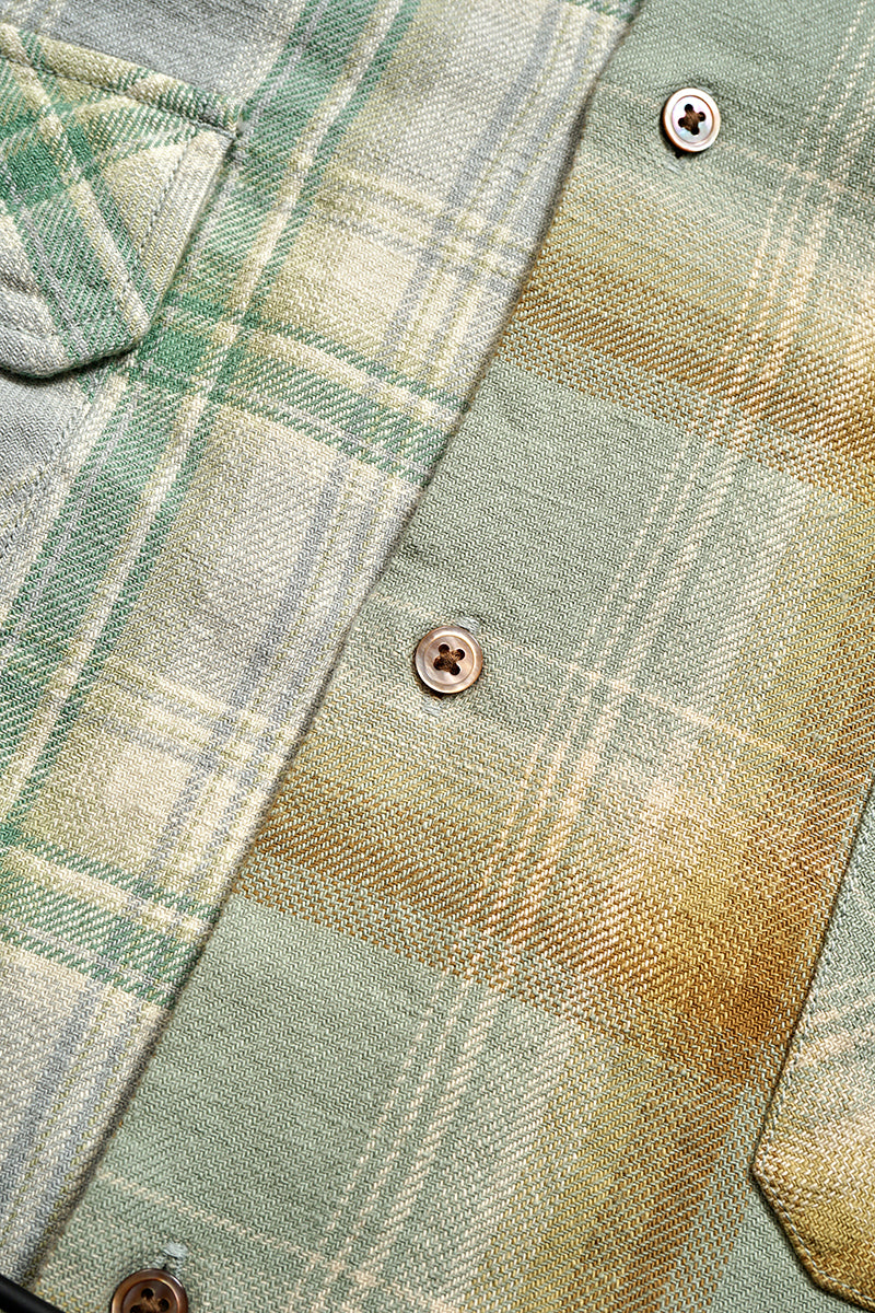 【ナイジェル・ケーボン】MAN / グランパシャツ - クレイジーパターン / GRANDPA SHIRT - CRAZY PATTERN