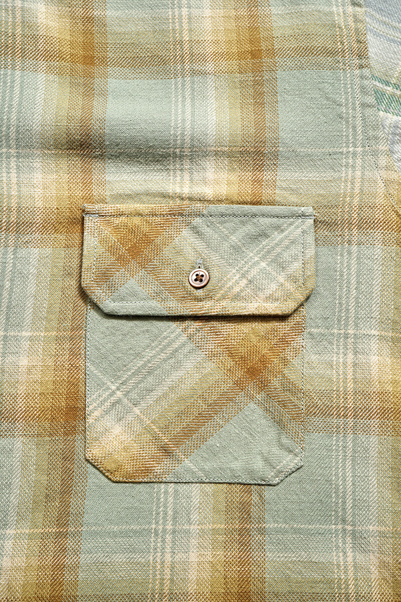 【ナイジェル・ケーボン】MAN / グランパシャツ - クレイジーパターン / GRANDPA SHIRT - CRAZY PATTERN