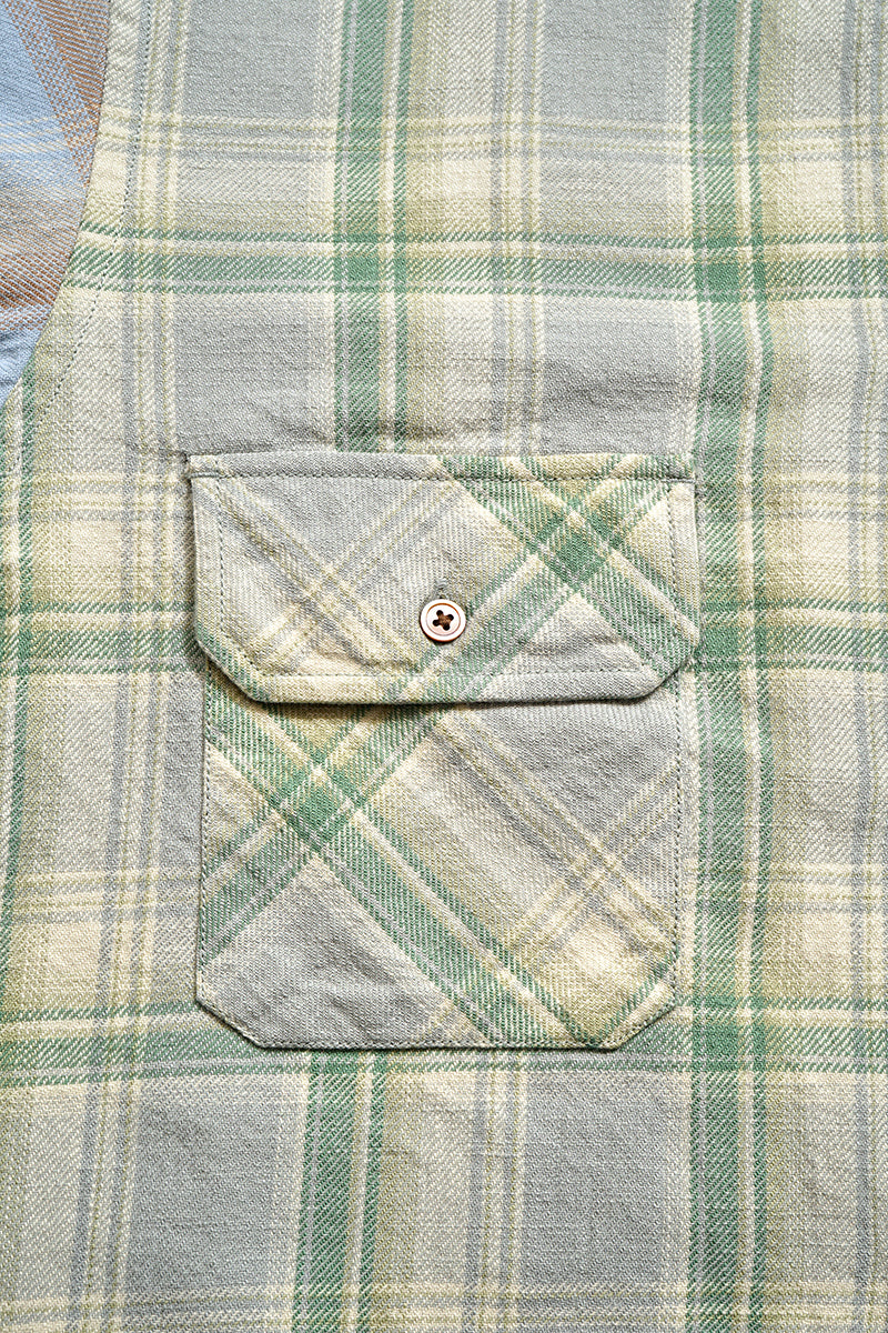 【ナイジェル・ケーボン】MAN / グランパシャツ - クレイジーパターン / GRANDPA SHIRT - CRAZY PATTERN