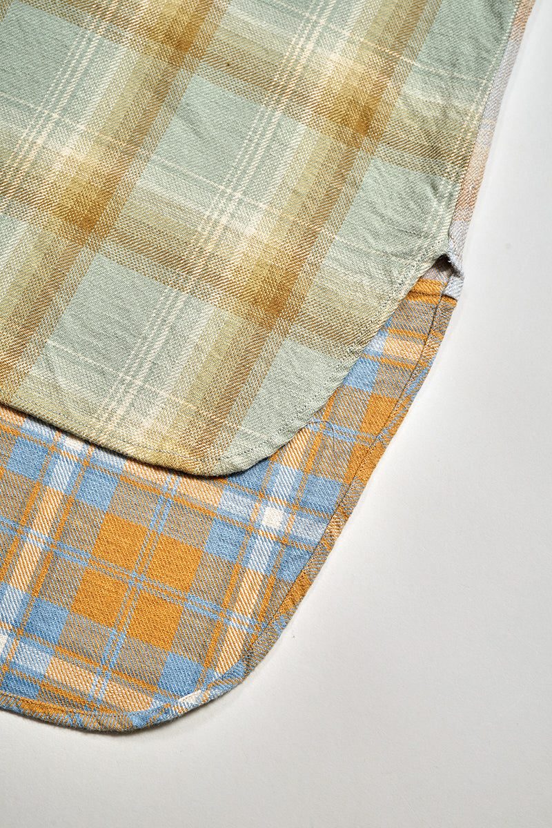 【ナイジェル・ケーボン】MAN / グランパシャツ - クレイジーパターン / GRANDPA SHIRT - CRAZY PATTERN