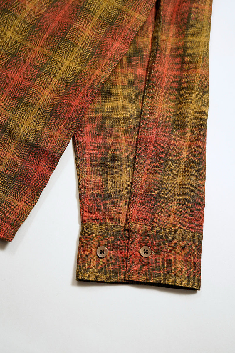 【ナイジェル・ケーボン】UNISEX / フレンチチョアジャケット - ヘンプチェック / FRENCH CHORE JACKET - HEMP CHECK