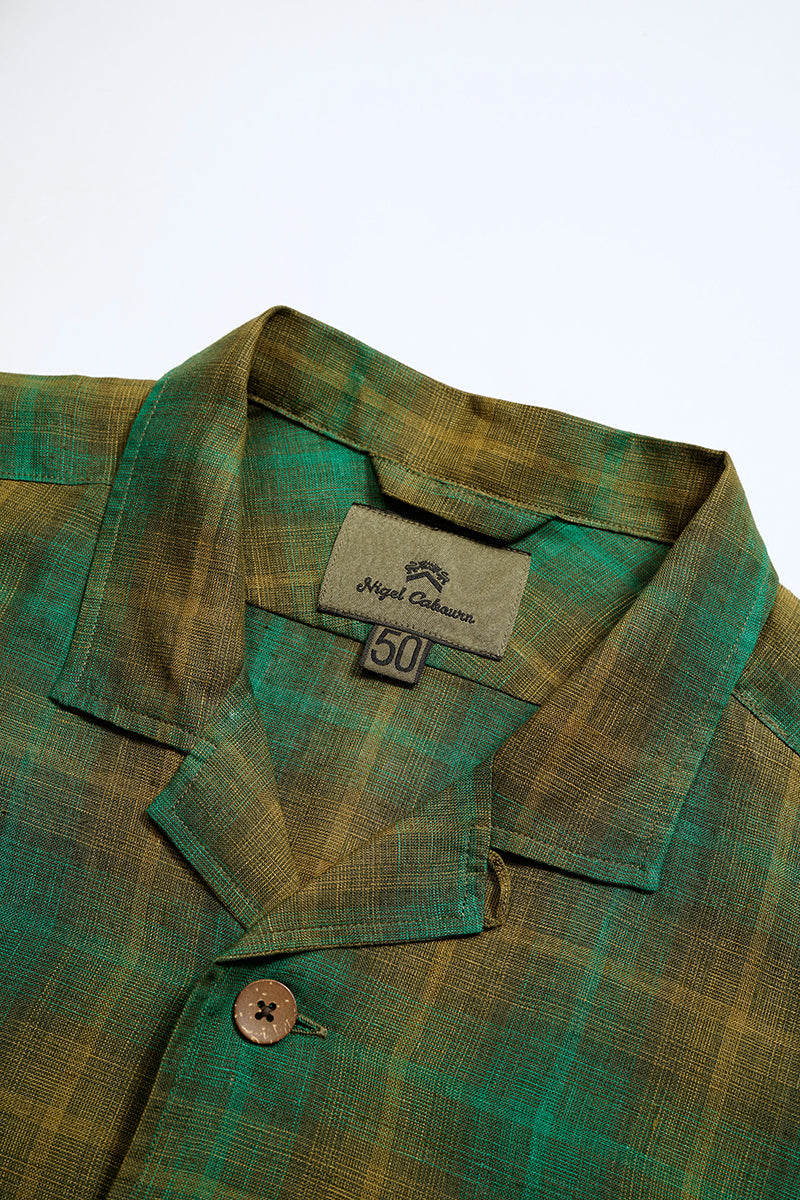 【ナイジェル・ケーボン】UNISEX / フレンチチョアジャケット - ヘンプチェック / FRENCH CHORE JACKET - HEMP CHECK