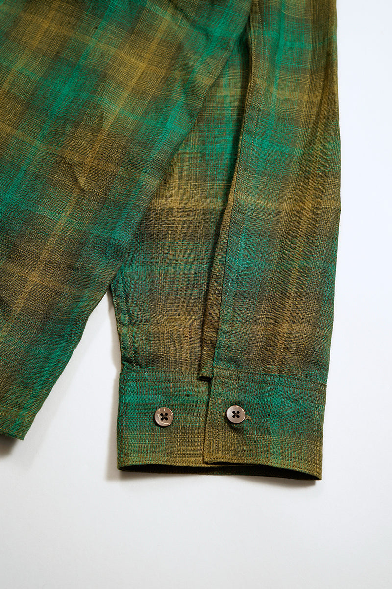 【ナイジェル・ケーボン】UNISEX / フレンチチョアジャケット - ヘンプチェック / FRENCH CHORE JACKET - HEMP CHECK