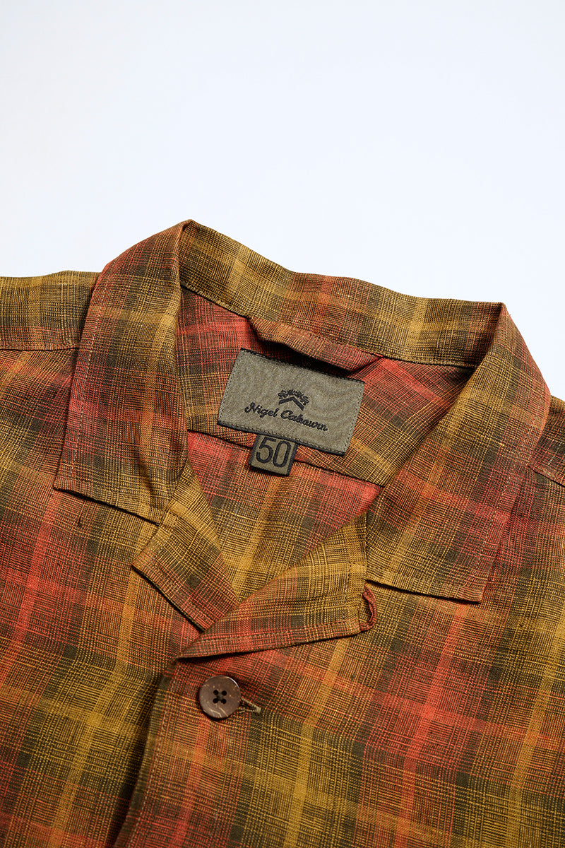 【ナイジェル・ケーボン】UNISEX / フレンチチョアジャケット - ヘンプチェック / FRENCH CHORE JACKET - HEMP CHECK