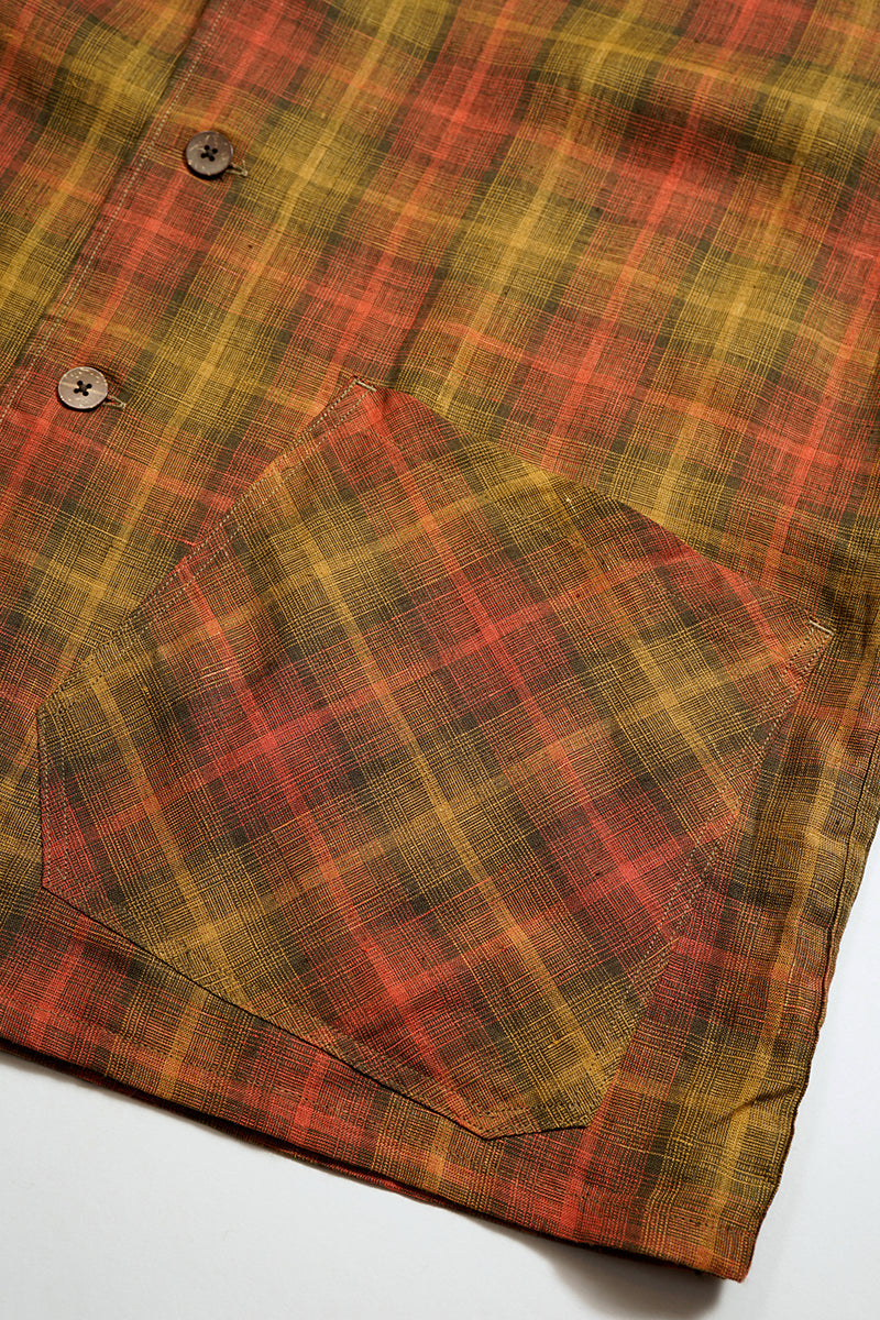 【ナイジェル・ケーボン】UNISEX / フレンチチョアジャケット - ヘンプチェック / FRENCH CHORE JACKET - HEMP CHECK