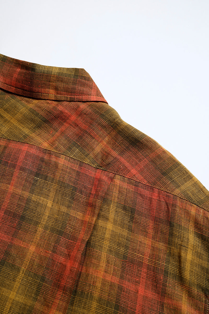 【ナイジェル・ケーボン】UNISEX / フレンチチョアジャケット - ヘンプチェック / FRENCH CHORE JACKET - HEMP CHECK