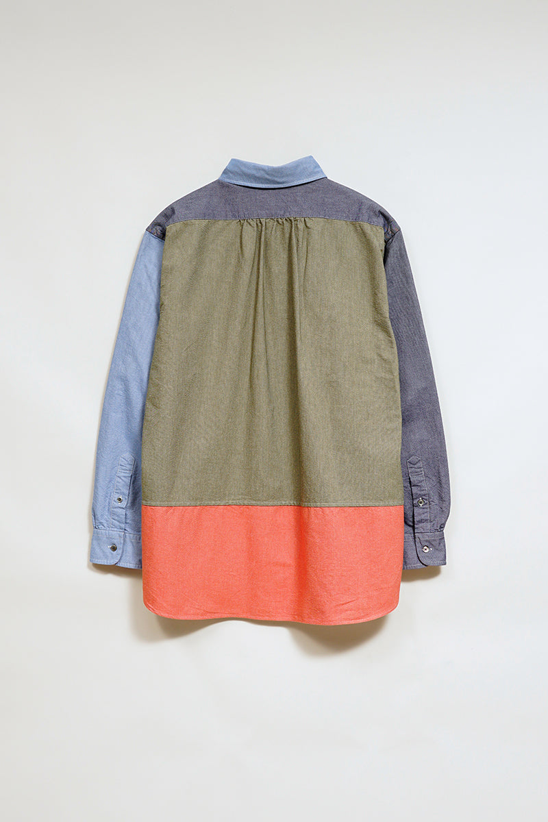 【ナイジェル・ケーボン】MAN / ブリティッシュオフィサーズシャツ タイプ2 - クレイジー / BRITISH OFFICERS SHIRT TYPE2 - CRAZY