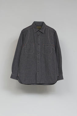 予約商品【ナイジェル・ケーボン】MAN / ニューメディカルシャツ - ソルト＆ペッパー / NEW MEDICAL SHIRT SALT&PEPPER