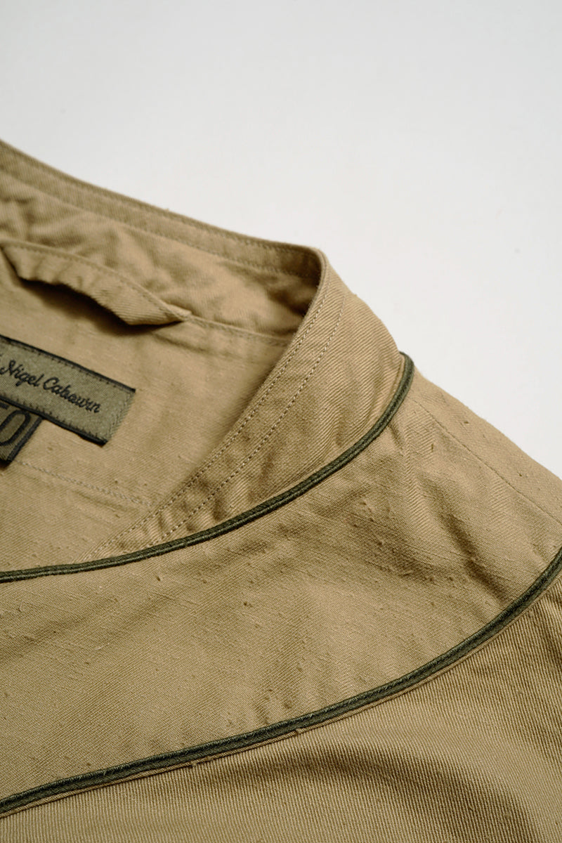 【ナイジェル・ケーボン】MAN / ベースボールシャツ ショートスリーブ - コットンツイル / BASEBALL SHIRT S/S - COTTON TWILL