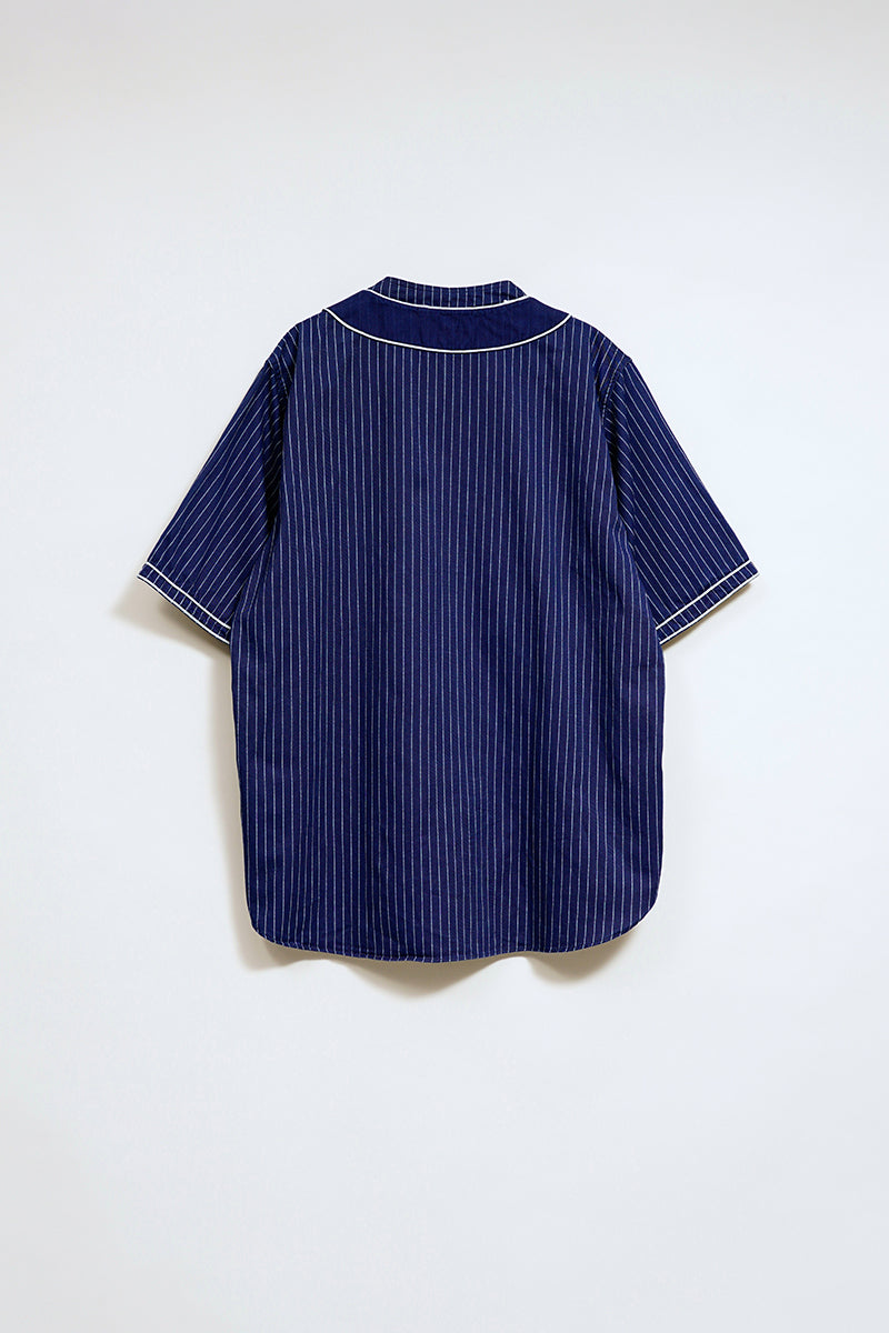 【ナイジェル・ケーボン】MAN / ベースボールシャツ ショートスリーブ - コットンウォバッシュ / BASEBALL SH S/S - COTTON WABASH