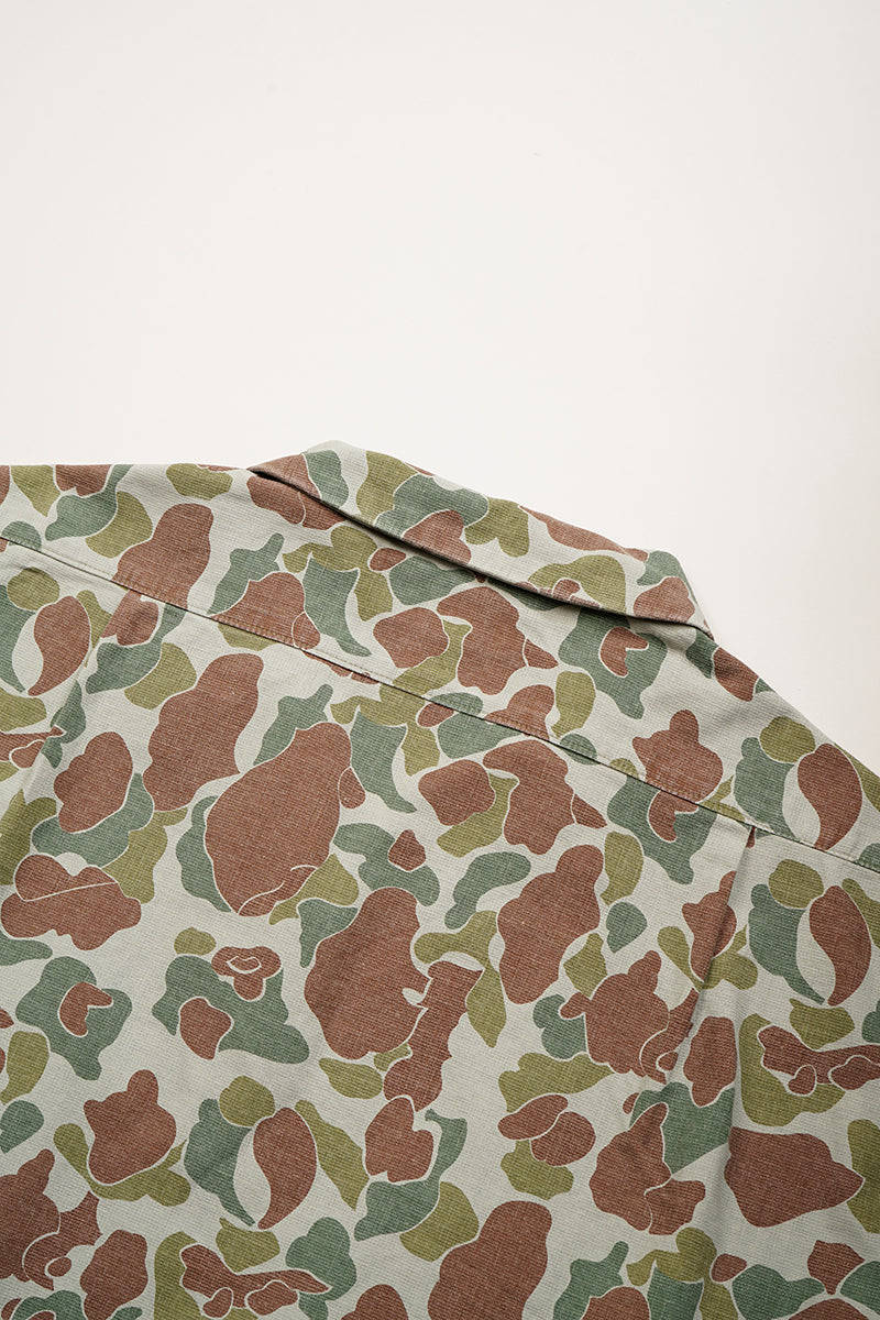 【ナイジェル・ケーボン】MAN / アーミーシャツ ショートスリーブ - カモ / ARMY SHIRT SHORT SLEEVE - CAMO