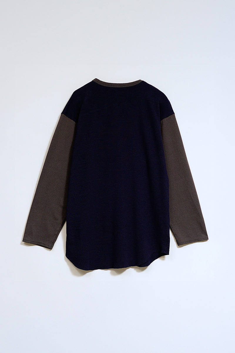 【ナイジェル・ケーボン】MAN / ベースボール Tシャツ - ハニカムニット / BASEBALL T-SHIRT - HONEYCOMB KNIT