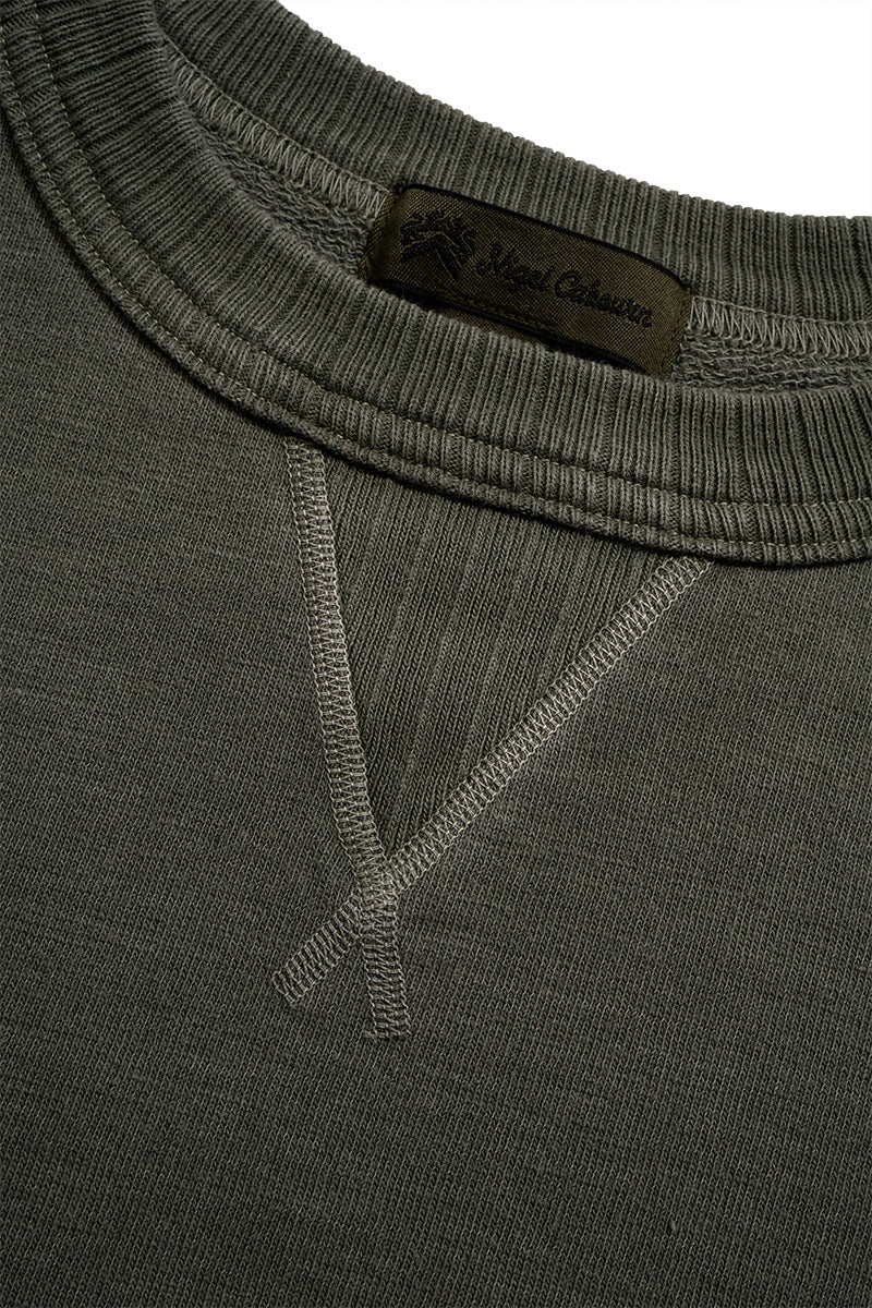 【ナイジェル・ケーボン】MAN / ショートスリーブスウェットシャツ - コットンピグメント / SHORTSLEEVE SWEAT SHIRT - COTTON PIGMENT