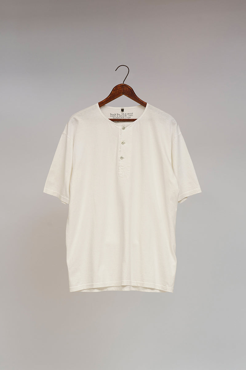 【ナイジェル・ケーボン】MAN / 50s ヘンリーネックシャツ / 50s HENLEY NECK SHIRT