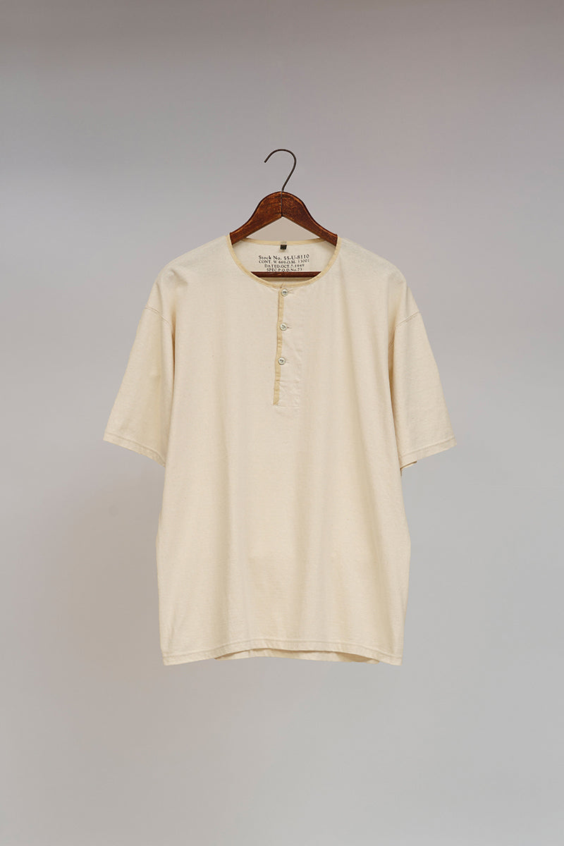 【ナイジェル・ケーボン】MAN / 50s ヘンリーネックシャツ / 50s HENLEY NECK SHIRT