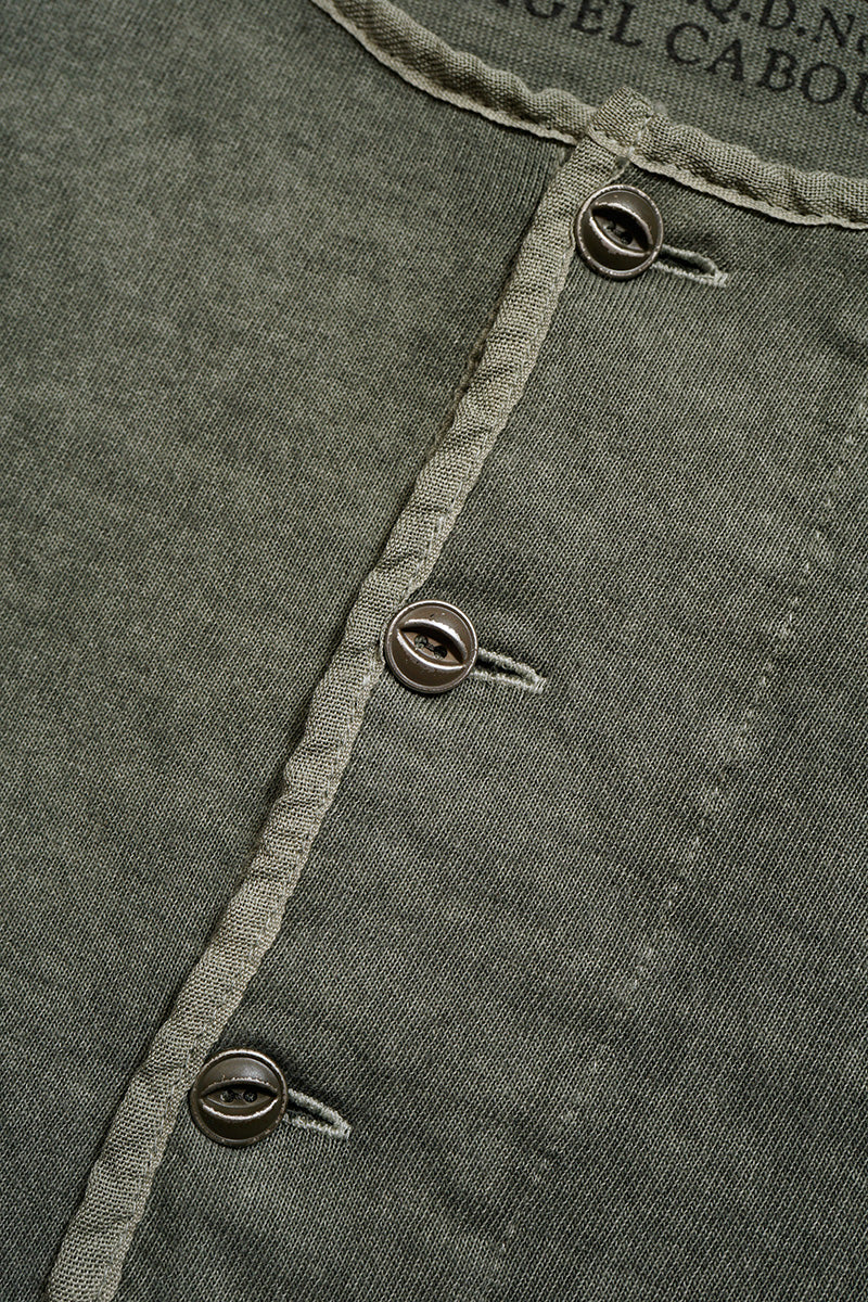 【ナイジェル・ケーボン】MAN / 50s ヘンリーネックシャツ - ピグメント / 50s HENLEY NECK SHIRT - PIGMENT