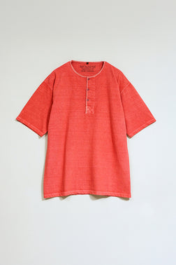 【ナイジェル・ケーボン】MAN / 50s ヘンリーネックシャツ - ピグメント / 50s HENLEY NECK SHIRT - PIGMENT