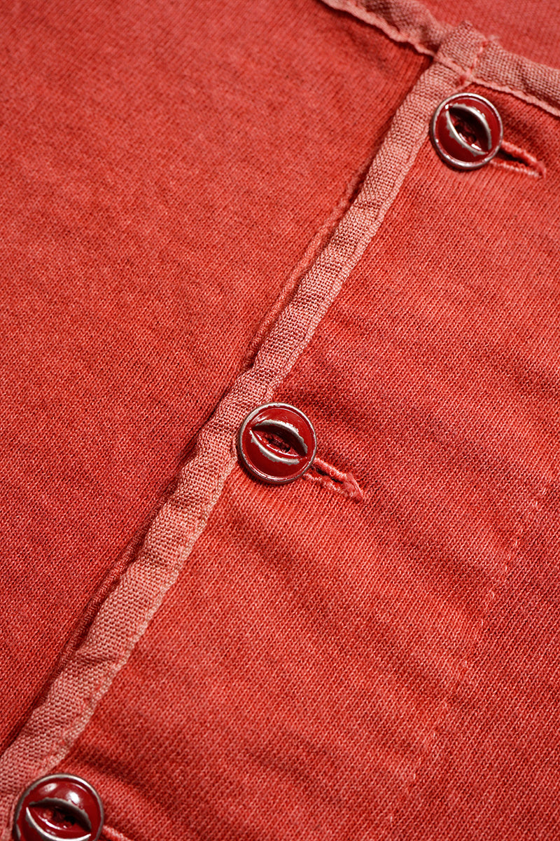 【ナイジェル・ケーボン】MAN / 50s ヘンリーネックシャツ - ピグメント / 50s HENLEY NECK SHIRT - PIGMENT