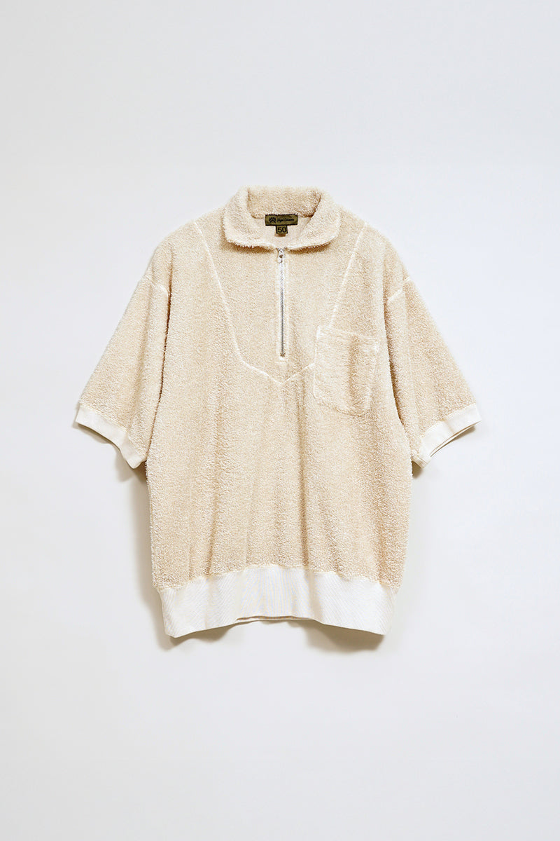 【ナイジェル・ケーボン】MAN / ジップアップシャツ - パイル / ZIP UP SHIRT - PILE