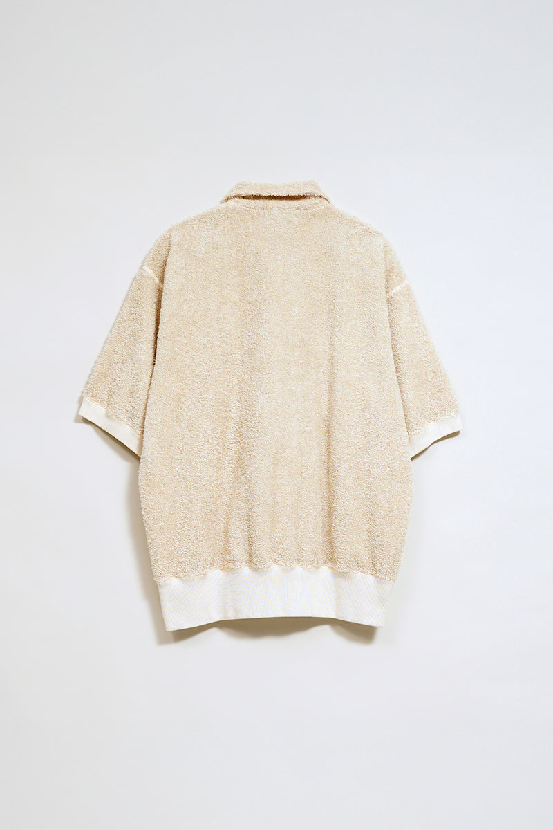 【ナイジェル・ケーボン】MAN / ジップアップシャツ - パイル / ZIP UP SHIRT - PILE