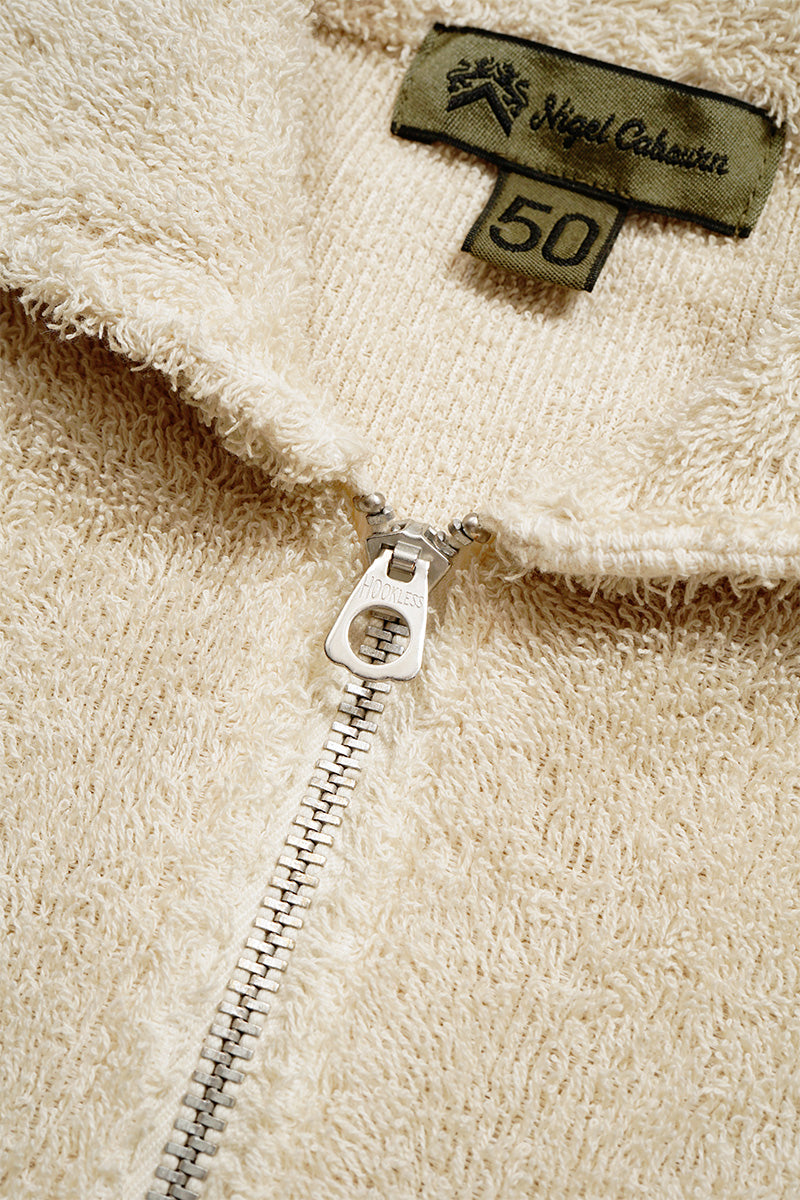 【ナイジェル・ケーボン】MAN / ジップアップシャツ - パイル / ZIP UP SHIRT - PILE