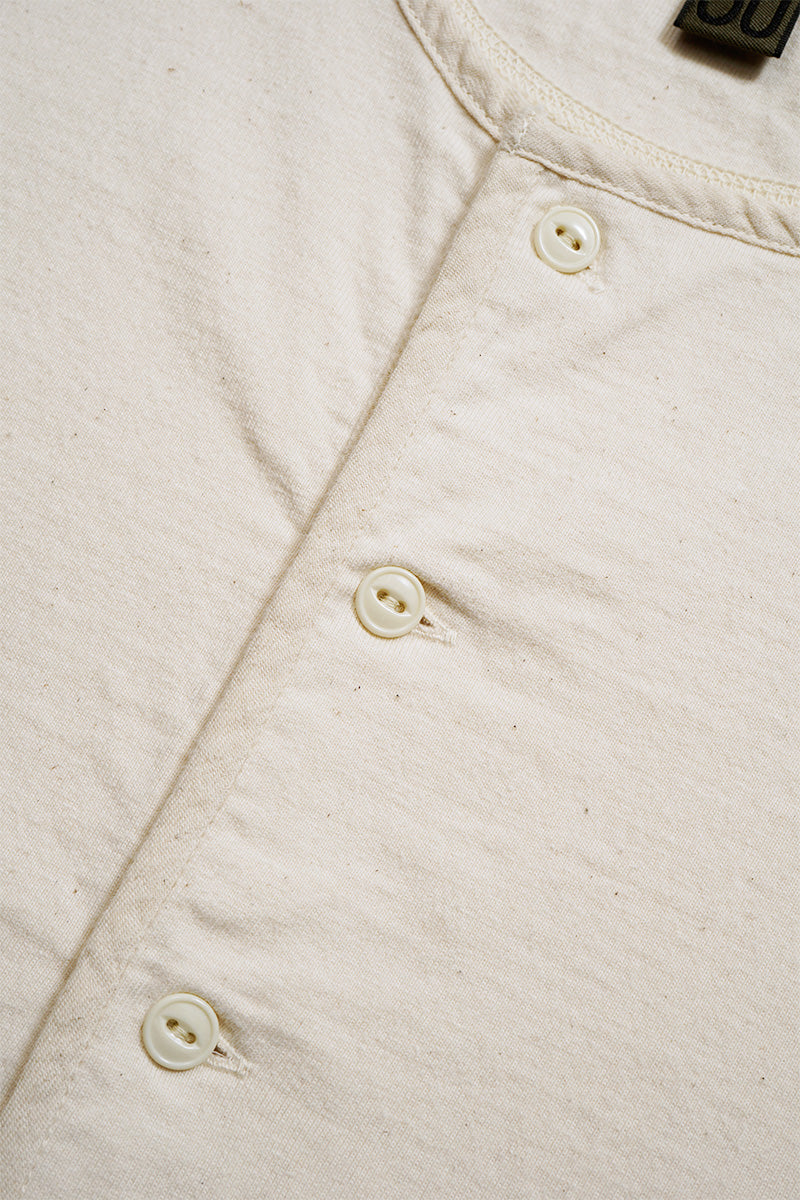 【ナイジェル・ケーボン】MAN / 7.8オンス ヘンリーネックTシャツ - モディファイ / 7.8oz HENLEY NECK T-SHIRT - MODIFY