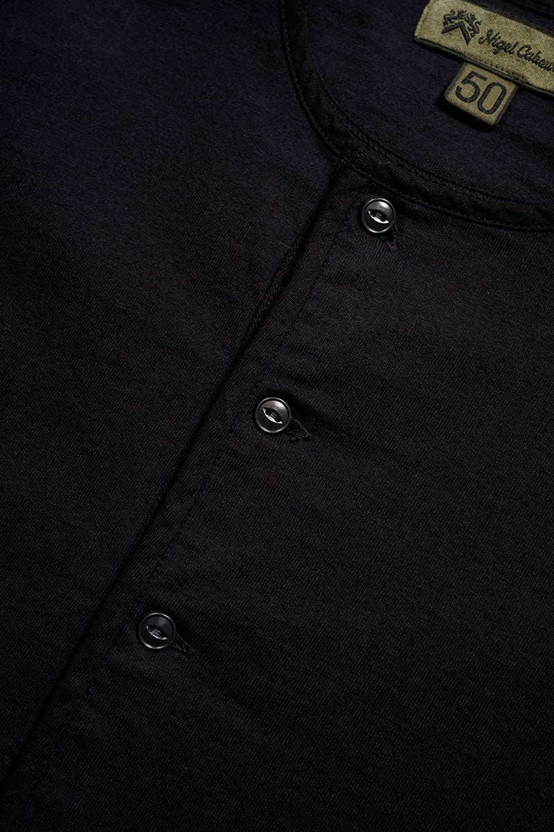 【ナイジェル・ケーボン】MAN / 7.8オンス ヘンリーネックTシャツ - モディファイ / 7.8oz HENLEY NECK T-SHIRT - MODIFY