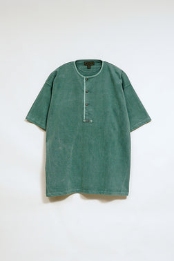 【ナイジェル・ケーボン】MAN / 7.8オンス ヘンリーネックTシャツ - ピグメント / 7.8oz HENLEY NECK T-SHIRT - PIGMENT