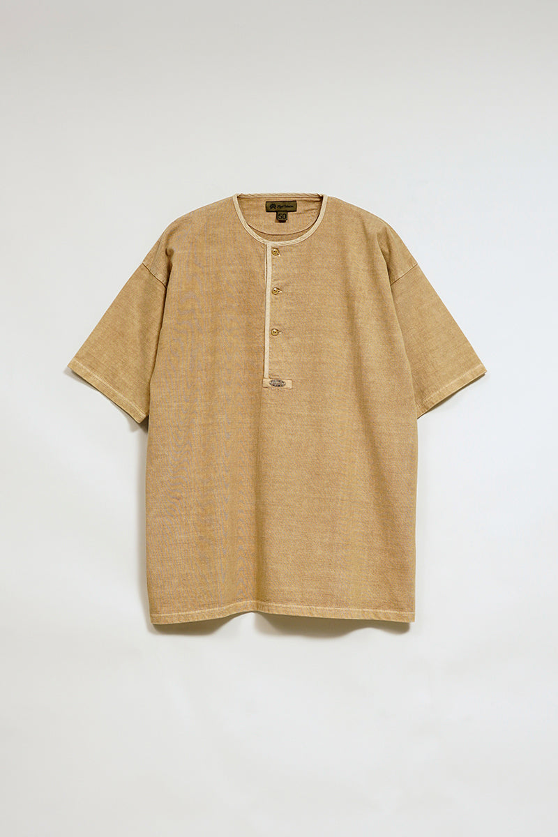 天然染めヘンリーネックシャツ ナイジェル・ケーボン】MAN / 7.8オンス ヘンリーネックTシャツ